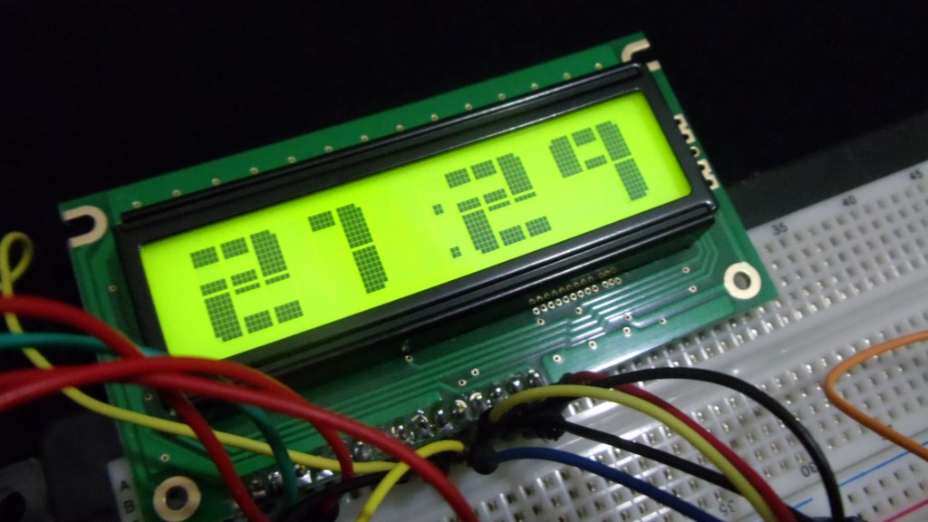 Relógio Xadrez LCD 16X2