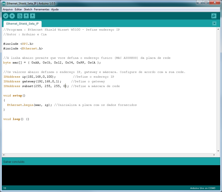 Como Trocar As Cores Da Ide Do Arduino Arduino E Cia 0640