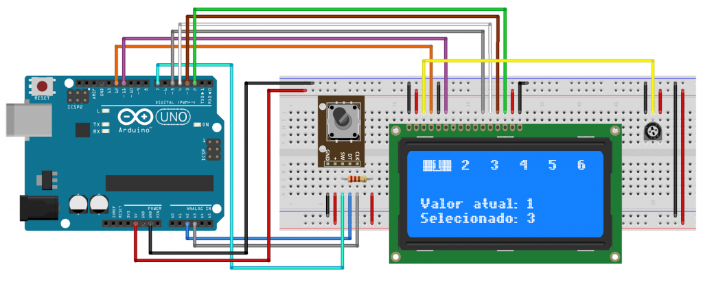 Como Utilizar Um Encoder Rotativo Com Arduino Arduino E Cia 1866