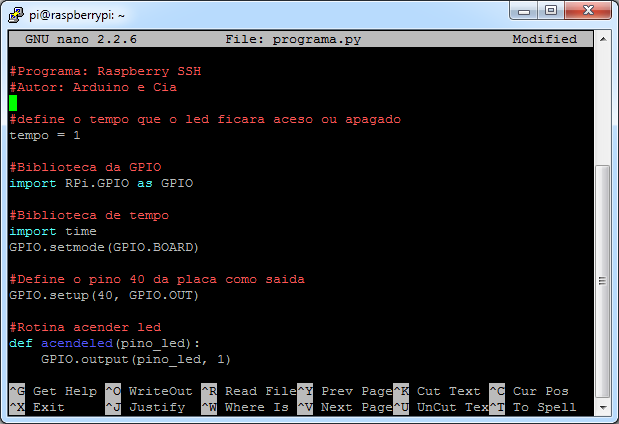 Acesso Raspberry Pi com SSH