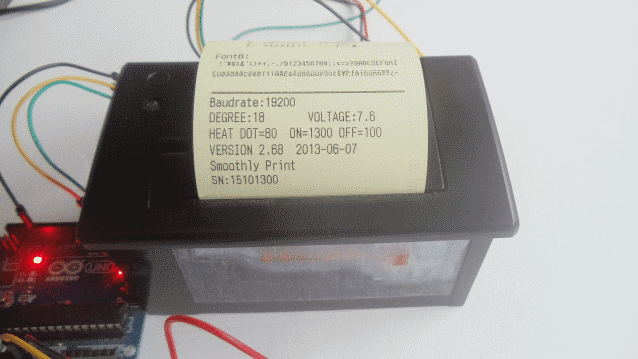 Autoteste impressora térmica