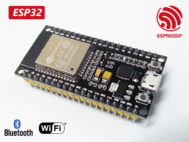 Placa de desenvolvimento ESP-32F Kit ESP32 bluetooth WiFi IoT Control  Module Geekcreit para Arduino - produtos que funcionam com placas Arduino  oficiais