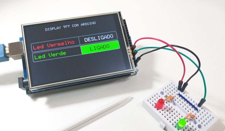 Como Utilizar O Display Tft Touch Com Arduino Arduino E Cia