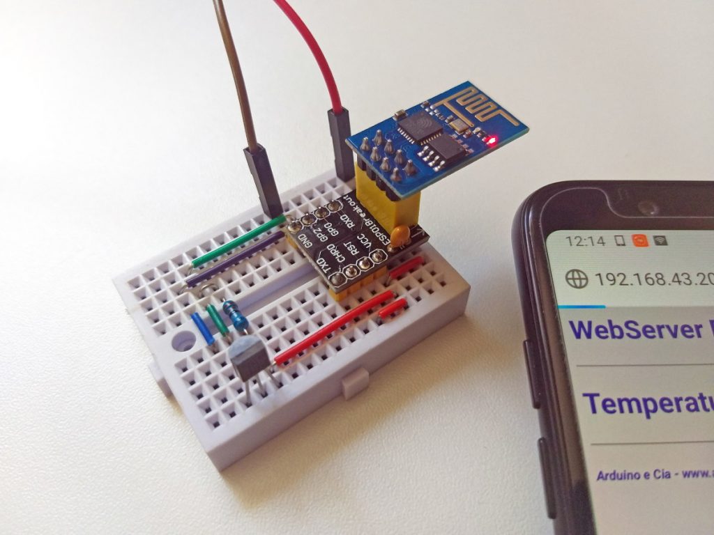 Sensor de temperatura DS18B20 com ESP8266 - Arduino e Cia