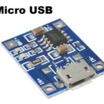 Módulo TP4056 Micro USB carregador de bateria de lítio