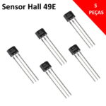 Kit 5x Sensor de efeito Hall 49E