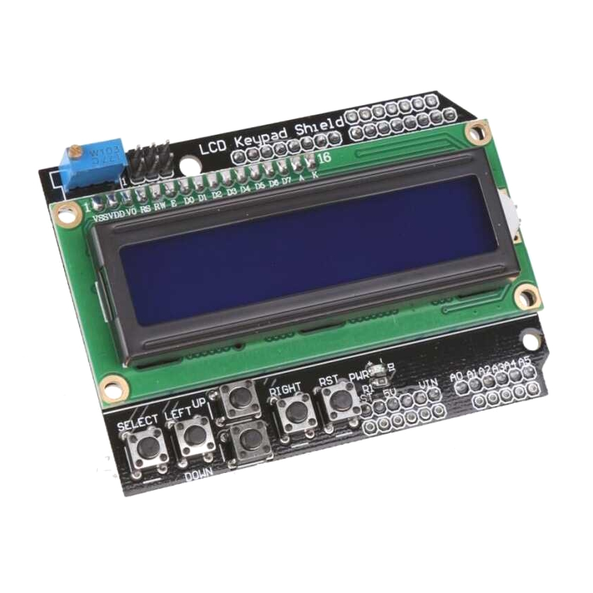 Display LCD 16x2 Shield com Teclado para Arduino