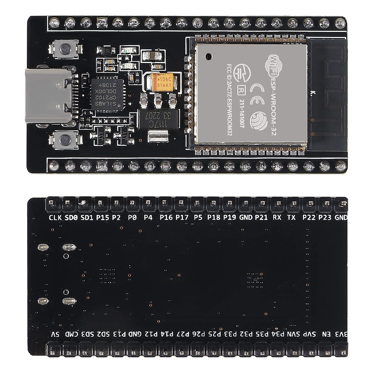 Módulo ESP32 WROOM ESP32S 38 pinos USB Tipo C